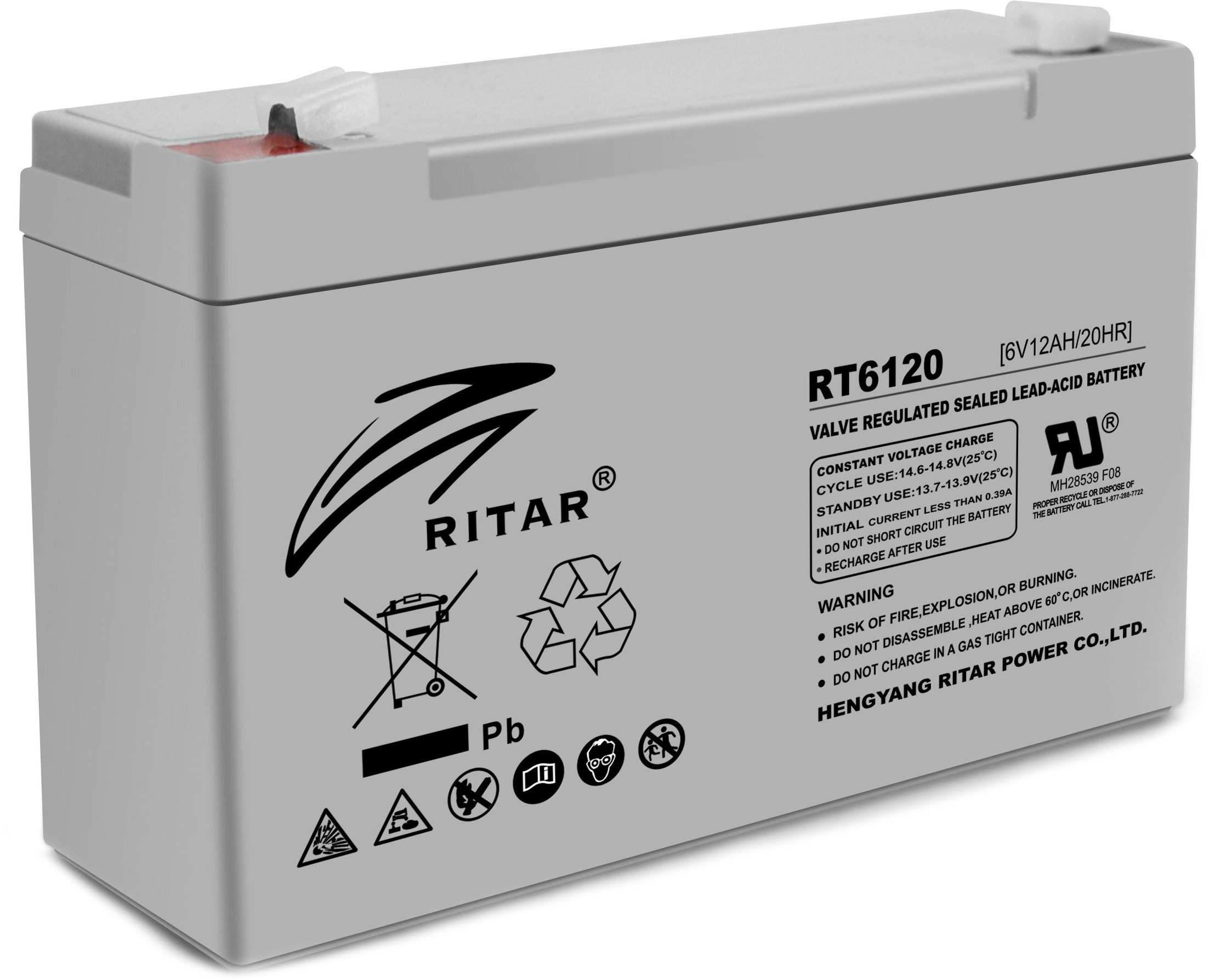 Інструкція акумуляторна батарея Ritar RT6120A