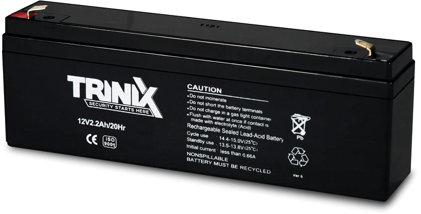 Аккумуляторная батарея Trinix 12V2,2Ah/20Hr в интернет-магазине, главное фото