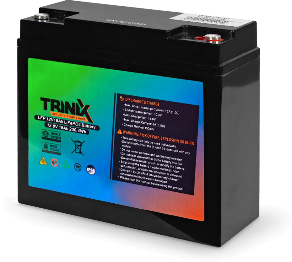 Инструкция аккумуляторная батарея Trinix LFP 12V18Ah LiFePo4