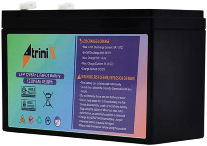 Аккумуляторная батарея Trinix LFP 12V6Ah LiFePo4 в интернет-магазине, главное фото