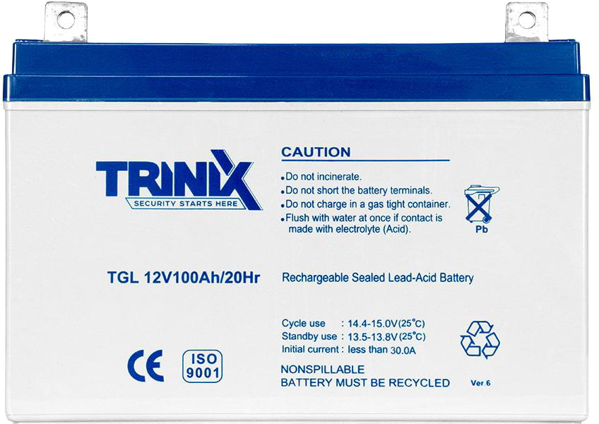 Аккумуляторная батарея Trinix TGL12V100Ah/20Hr цена 10582 грн - фотография 2