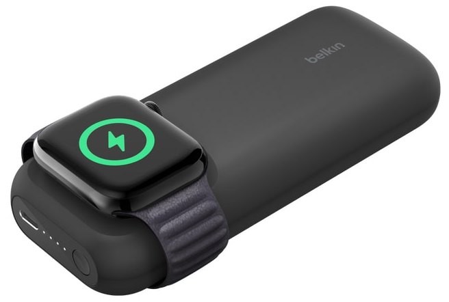 Повербанк Belkin 10000mAh 20W with Fast Wireless Charger for Apple Watch Black (BPD005BTBK) відгуки - зображення 5