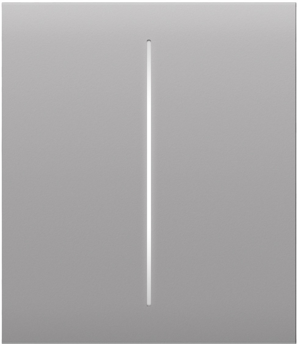 Кнопка центральна для двоклавішного вимикача Ajax CenterButton 2-gang for LightSwitch Jeweler Fog  (без механізму) в інтернет-магазині, головне фото