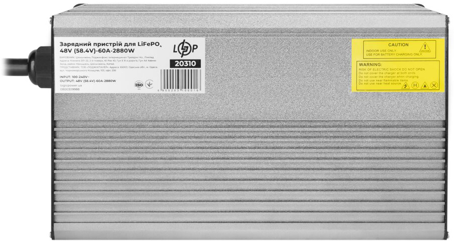 LogicPower LiFePO4 48V (58.4V)-60A-2880W-LED