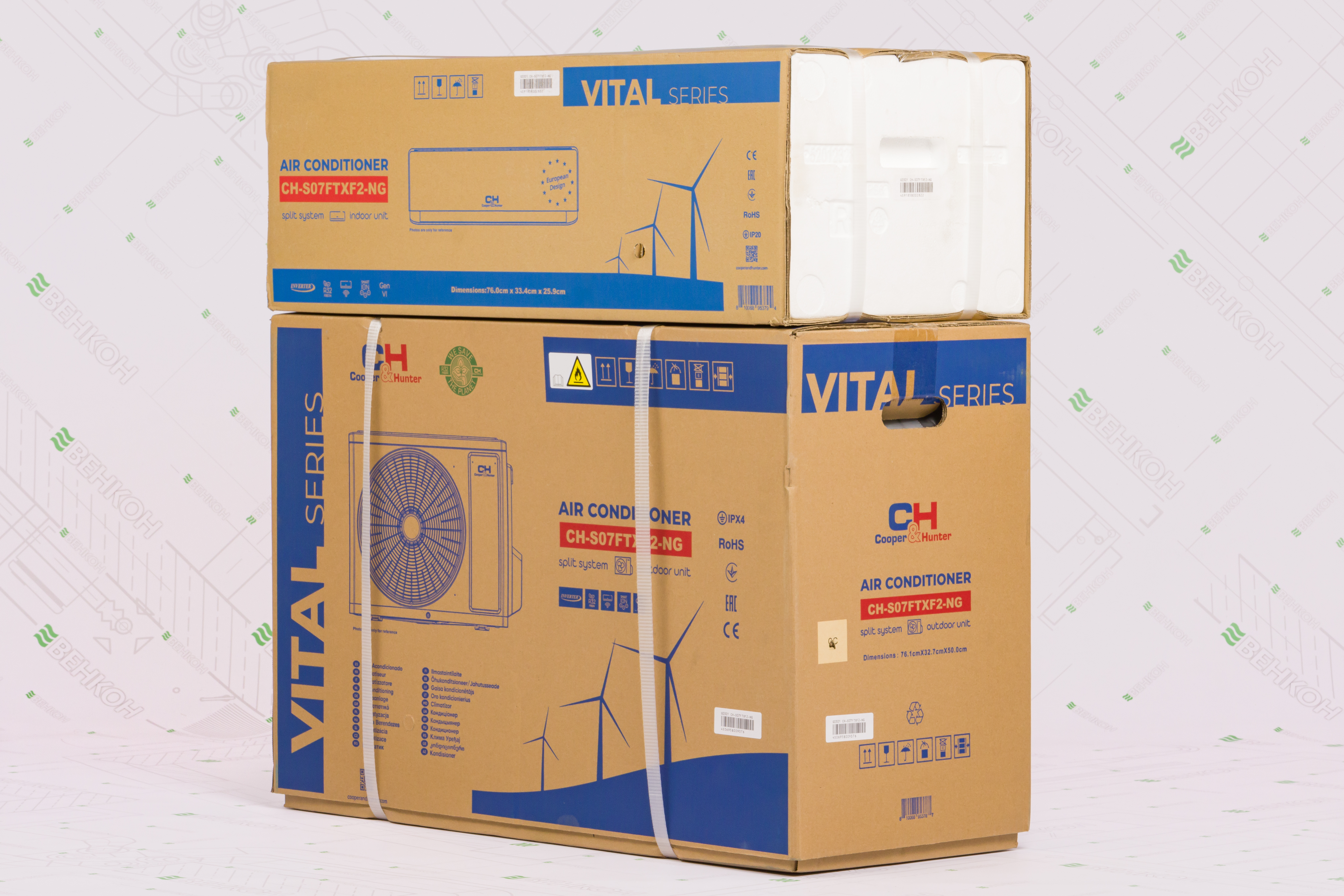 фото продукта Cooper&Hunter Vital Inverter CH-S07FTXF2-NG - 24