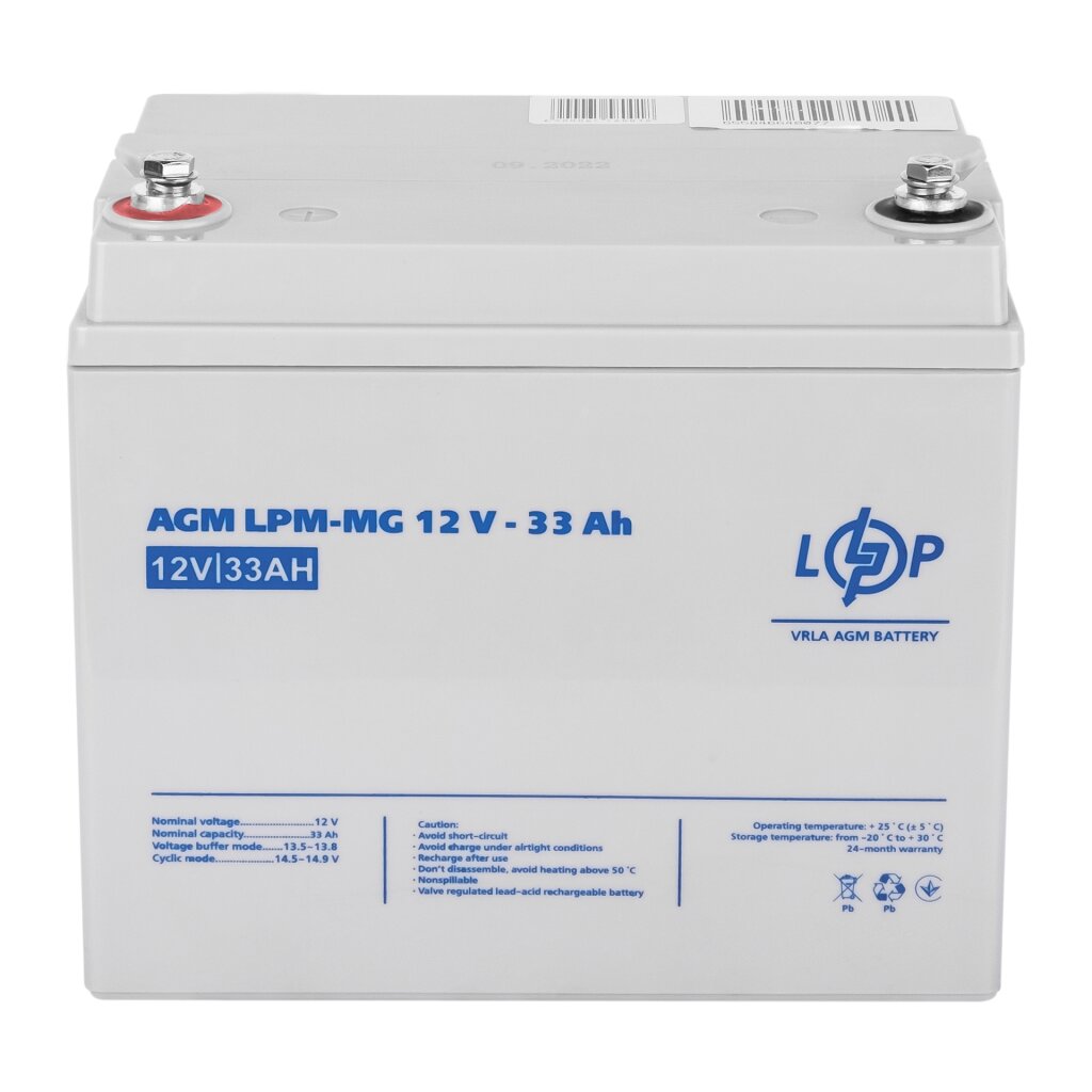 LogicPower LPM-MG 12V - 33 Ah (6558)