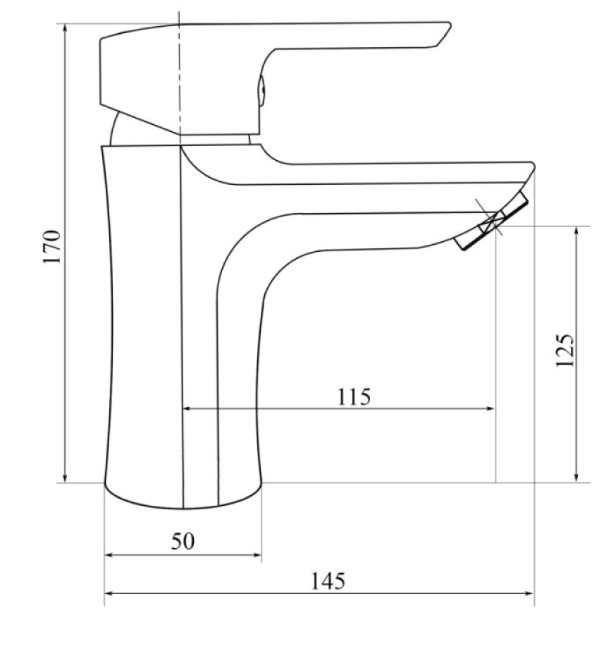 Brinex 35B 001 Габаритні розміри