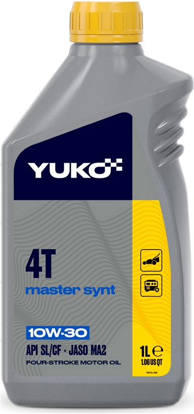 Характеристики моторна олива Yuko Master Synt 4T 10W-30 1 л