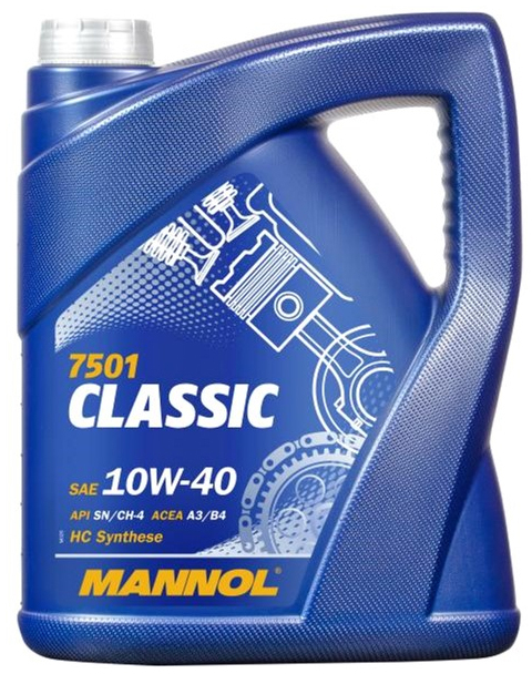 Характеристики моторное масло Mannol Classic 10W-40 5 л