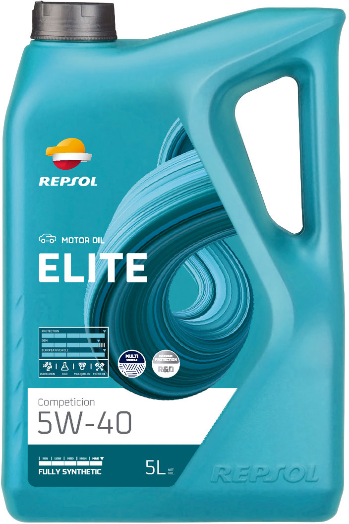 Характеристики моторное масло Repsol Elite Competicion 5W-40 5 л