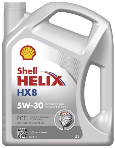 Купити моторна олива Shell Helix HX8 ECT 5W30 5 л в Івано-Франківську