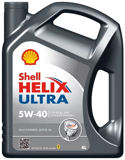 Инструкция моторное масло Shell Helix Ultra 5W40 4 л