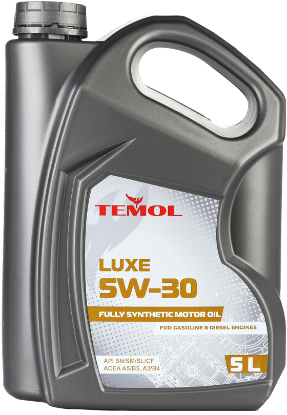 Характеристики моторна олива Temol Luxe 5W30 5 л
