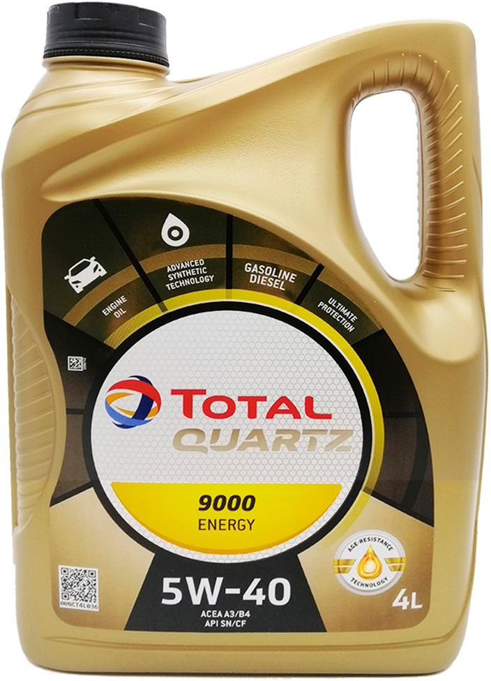Моторное масло Total Quartz 9000 Energy 5W40 4 л
