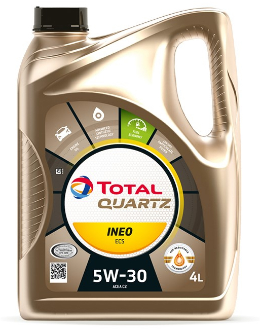 Характеристики моторное масло Total Quartz Ineo ECS 5W-30 4 л