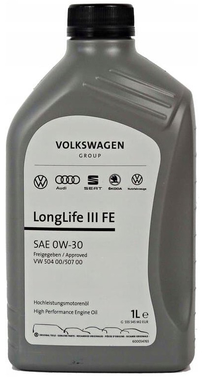 Цена моторное масло VAG VW LongLife III FE 0W-30 1 л в Полтаве