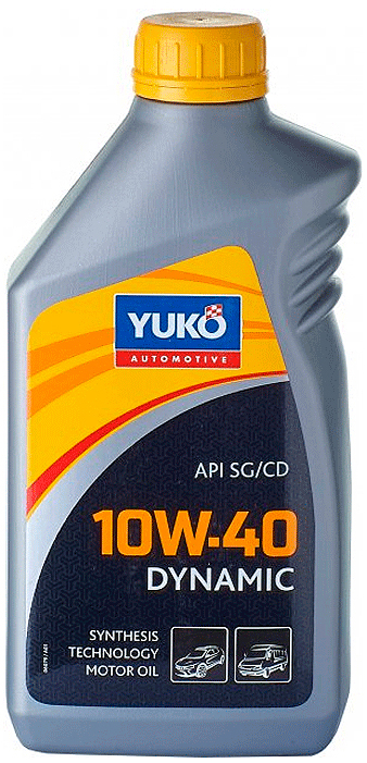 Характеристики моторное масло Yuko Dynamic 10W-40 1 л