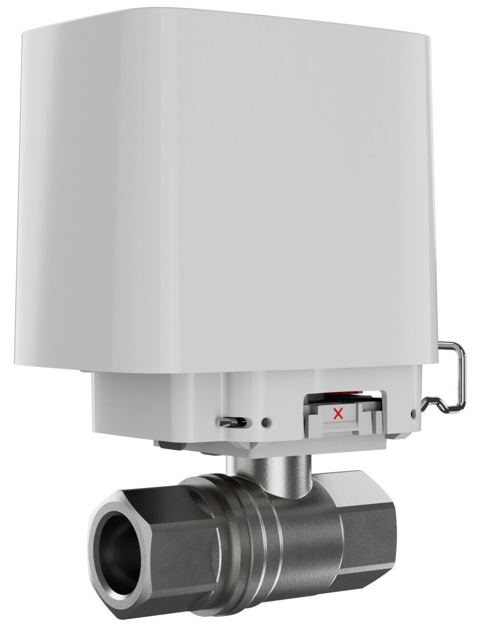 Система защиты от протечки воды Ajax WaterStop 1/2" White + Hub 2 Plus White внешний вид - фото 9