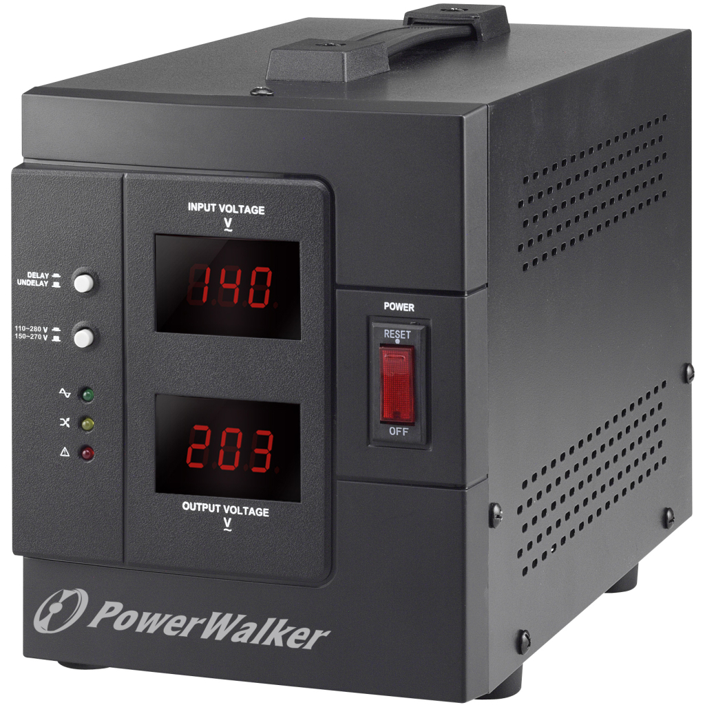 Стабілізатор із захистом від короткого замикання PowerWalker AVR 1500 (10120305)