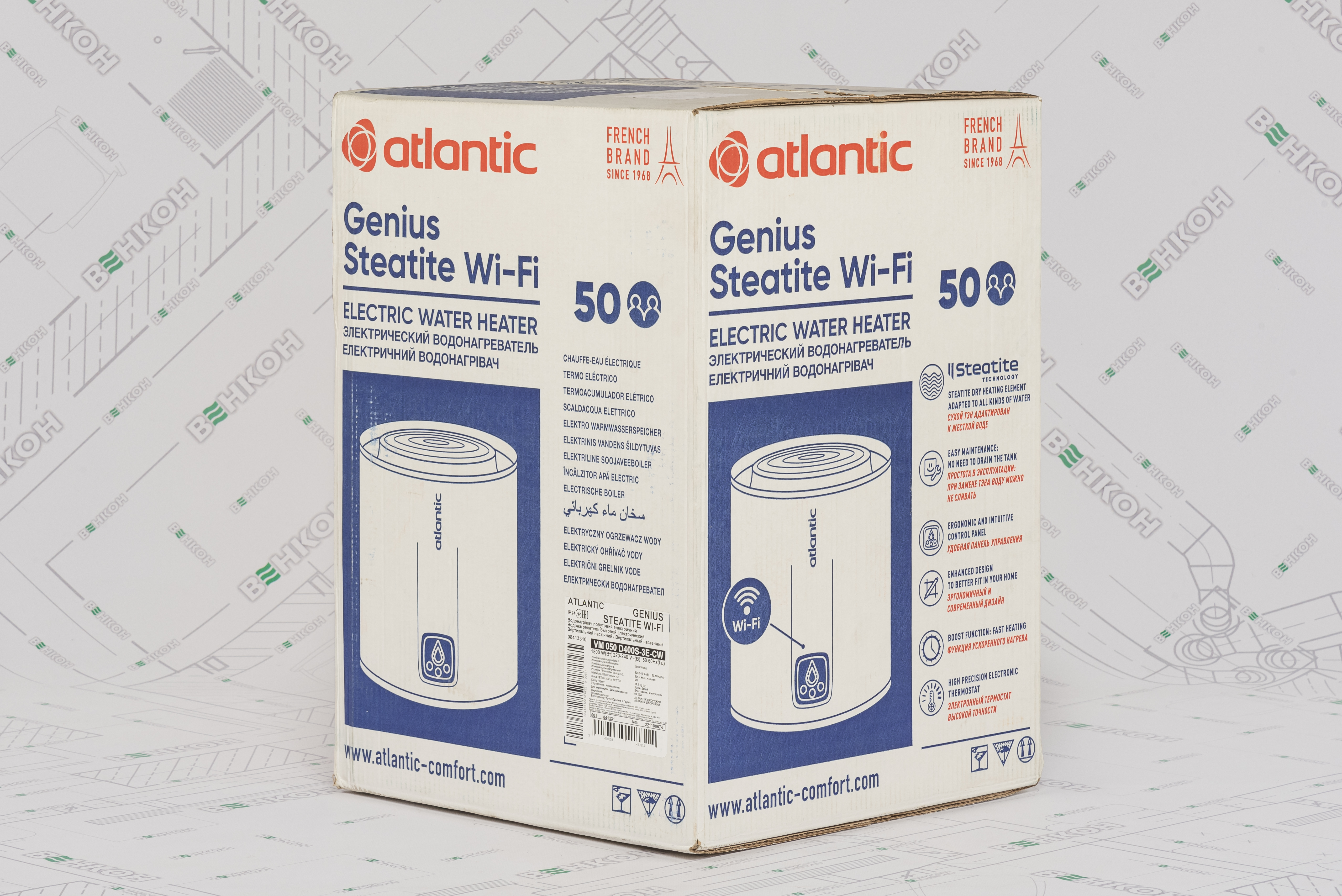 товар Atlantic Steatite Genius WI-FI VM 050 D400S-3E-CW (1800W) - фото 13