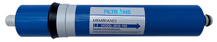 Характеристики картридж на 0,001 мкм Filtrons 100 гал./сутки (Filt-2012-100)