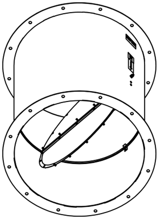Обратный клапан вентиляционный Вентс КОМ1-ВО 710
