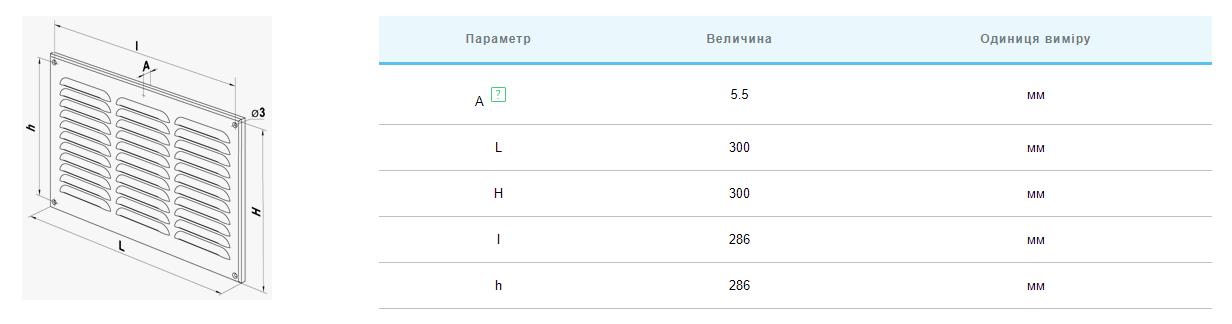 Вентс МВМПО 300/3с А Габаритные размеры