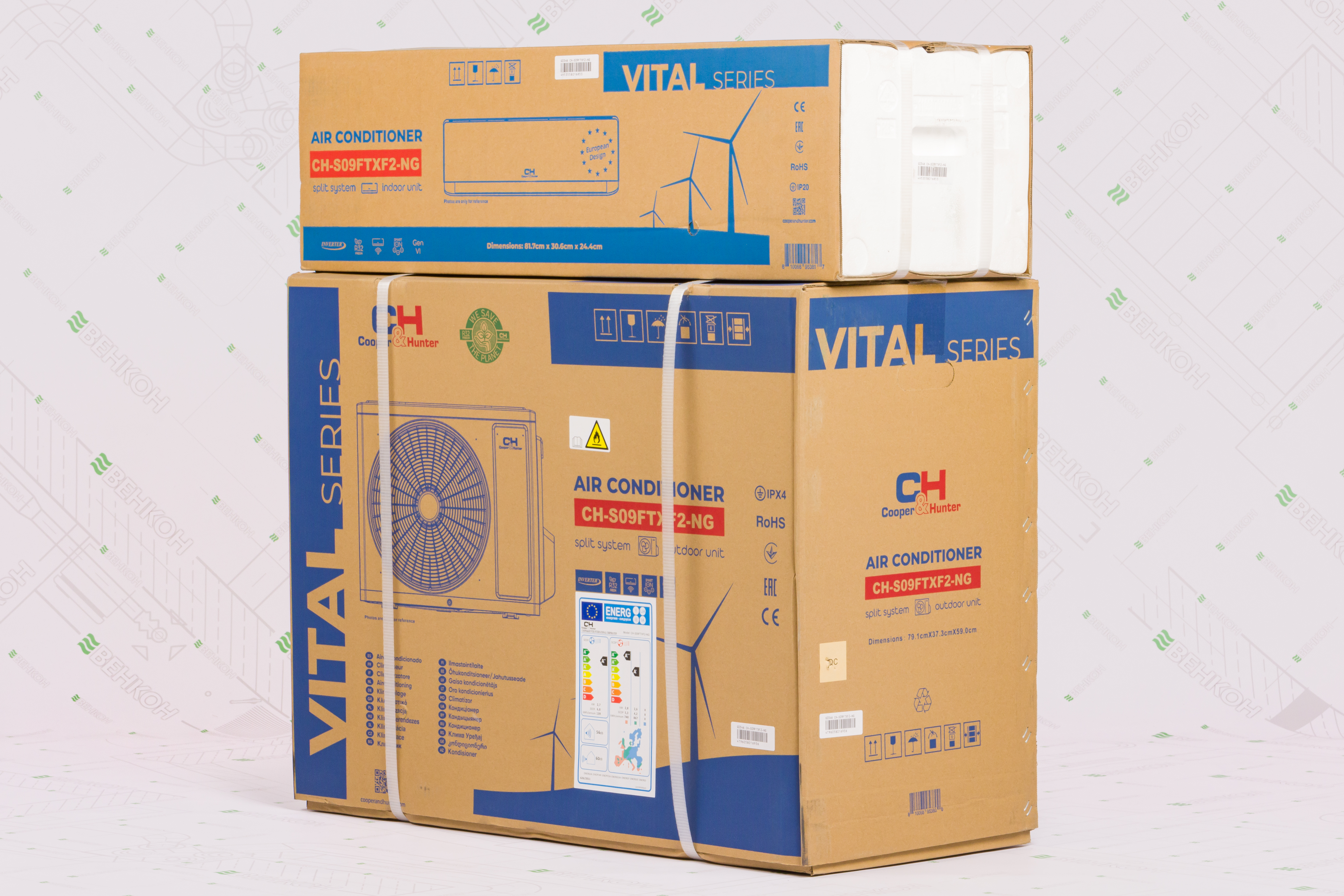фото продукта Cooper&Hunter Vital Inverter CH-S09FTXF2-NG - 24