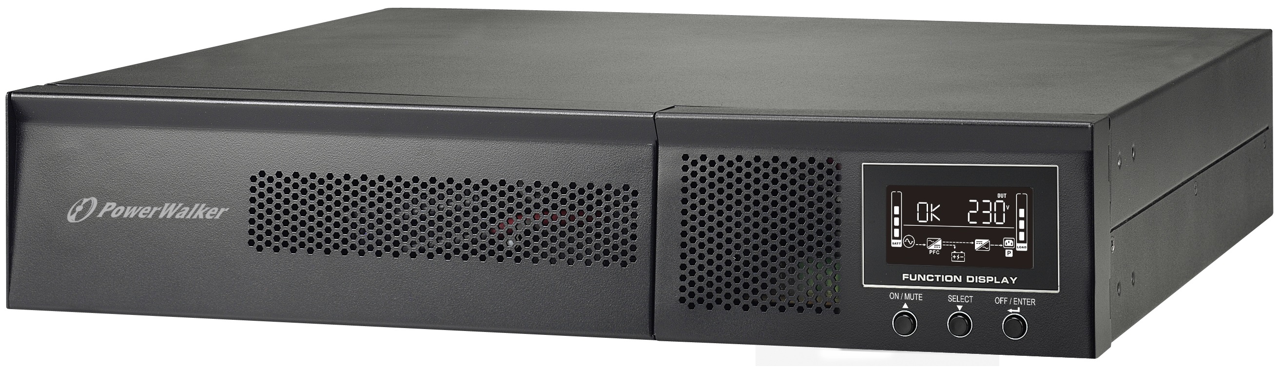 Джерело безперебійного живлення PowerWalker VFI 3000 RMG PF1 (10122115) в інтернет-магазині, головне фото