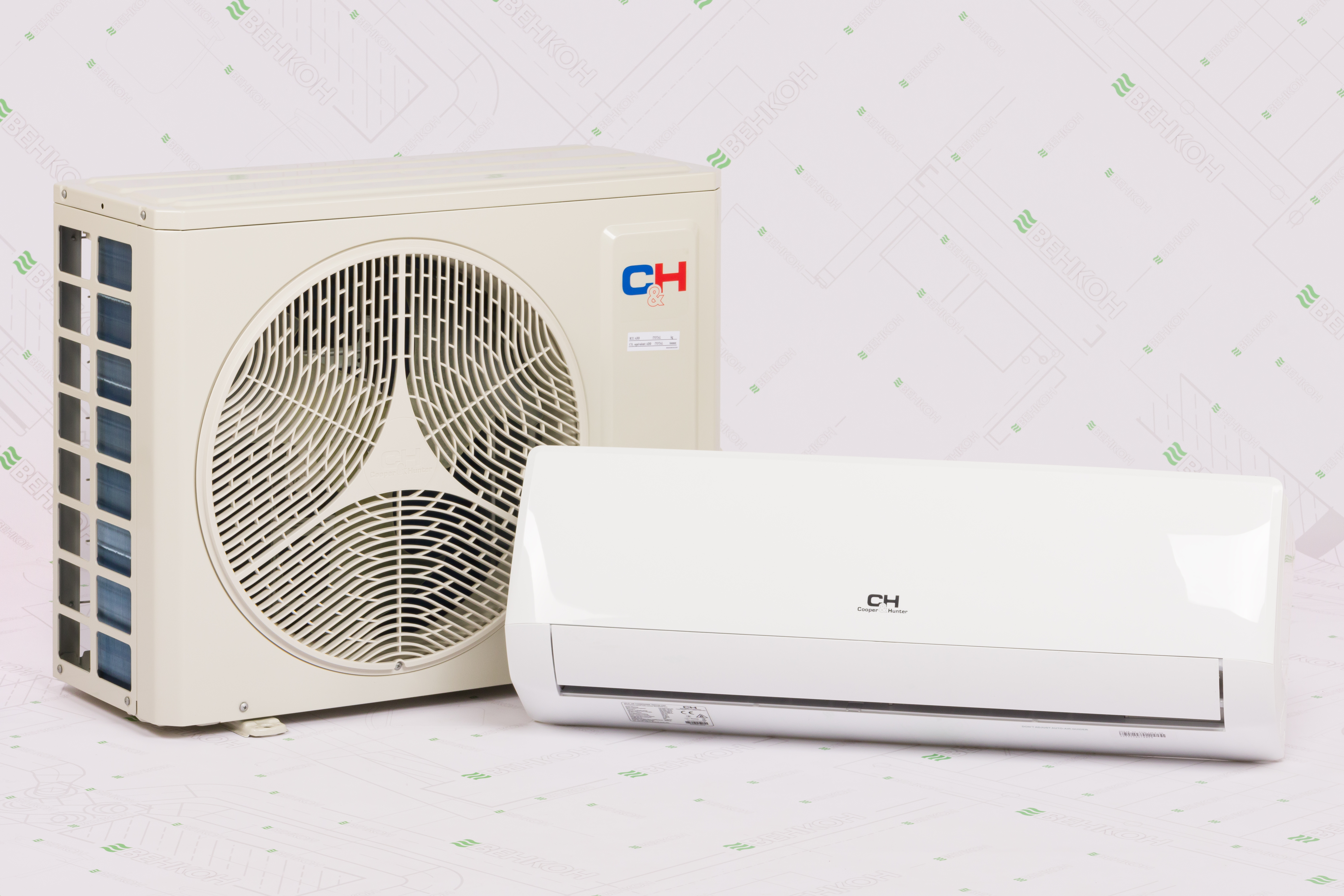 Кондиционер сплит-система Cooper&Hunter Vital Inverter CH-S12FTXF2-NG цена 25299 грн - фотография 2