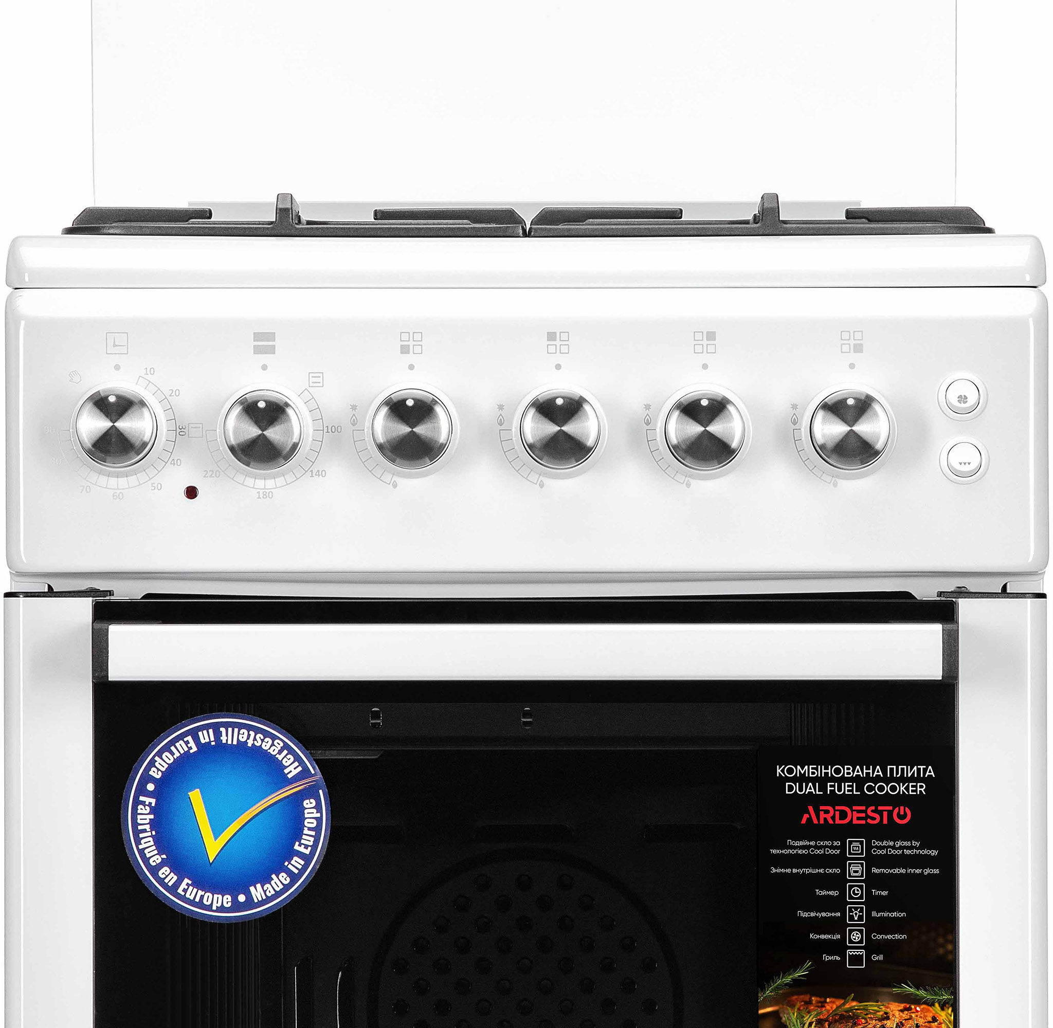 Кухонна плита Ardesto FSC-F5060PW характеристики - фотографія 7