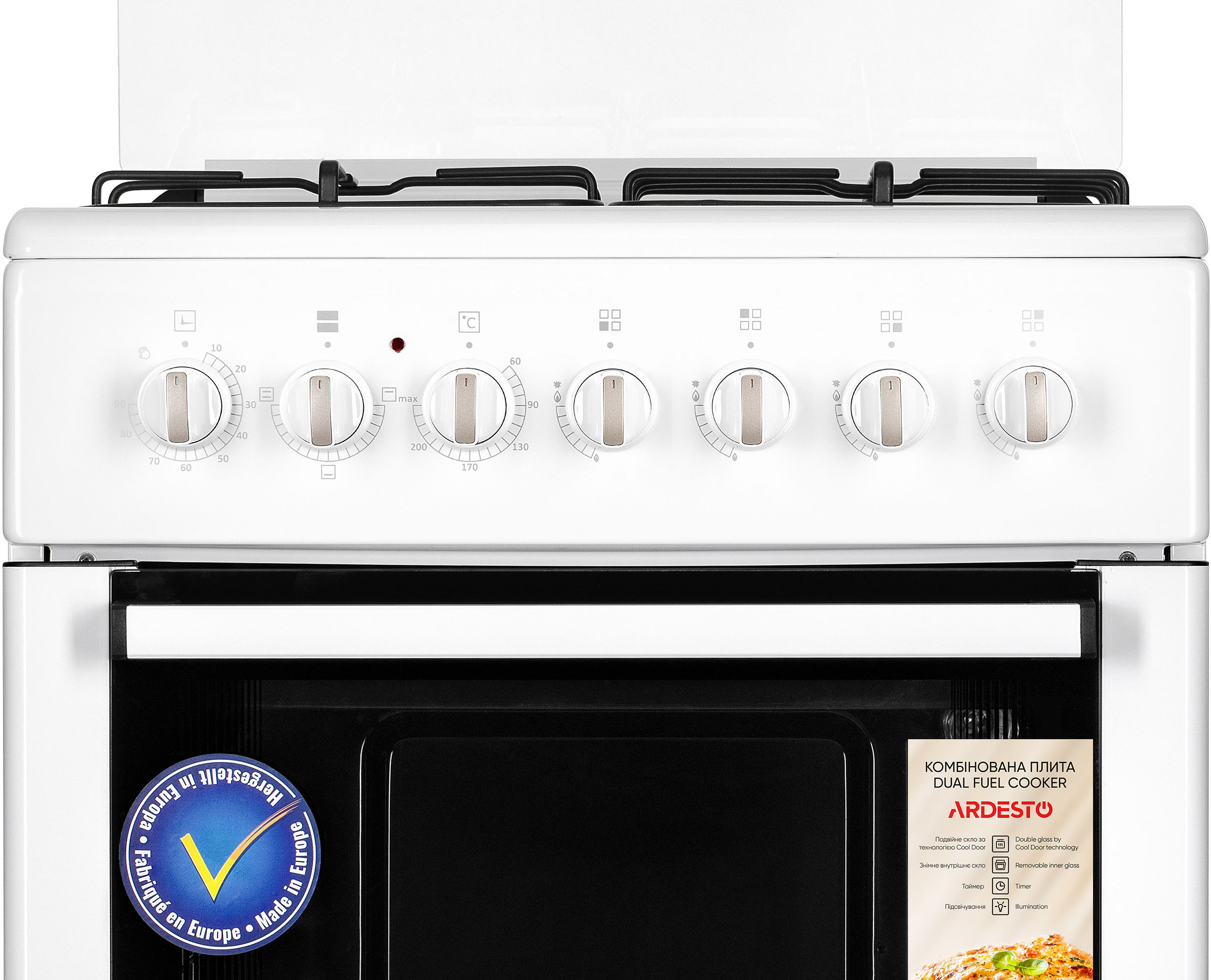 Кухонна плита Ardesto FSC-F6060AW характеристики - фотографія 7