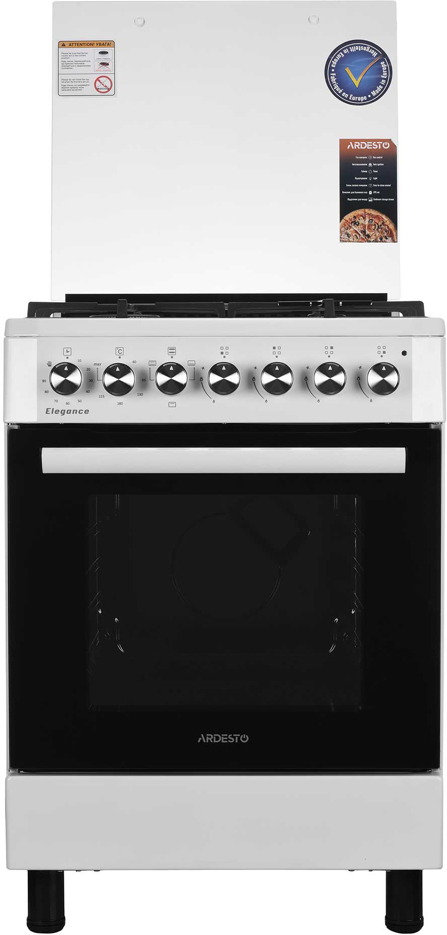Кухонна плита Ardesto FSCF-C604W в інтернет-магазині, головне фото
