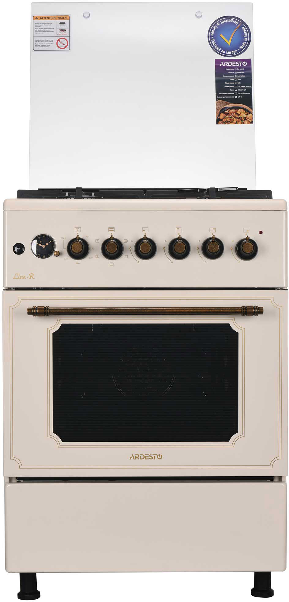 Кухонна плита Ardesto FSCF-C606BG ціна 14899.00 грн - фотографія 2