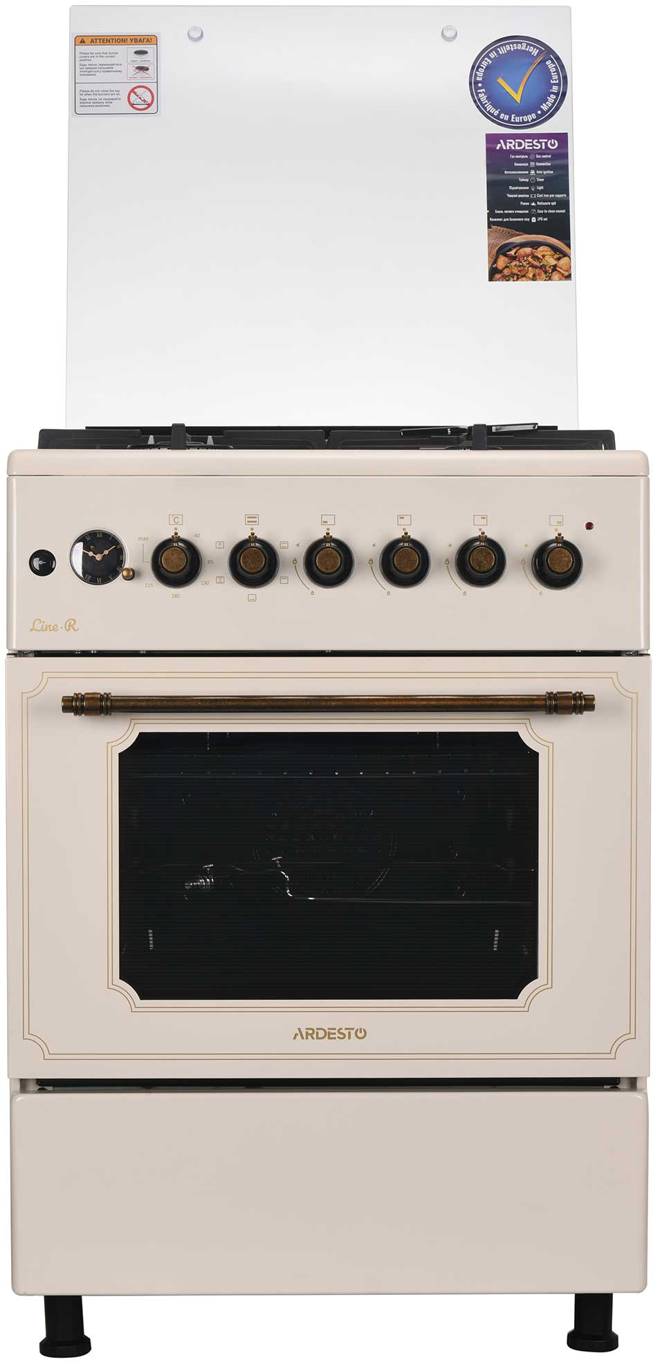 Кухонна плита Ardesto FSCF-C606BG в інтернет-магазині, головне фото