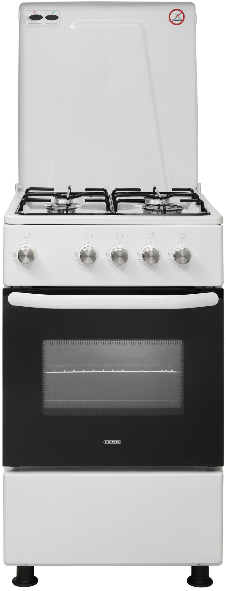 Ціна кухонна плита Eleyus ORUM 5501 EF WH в Сумах