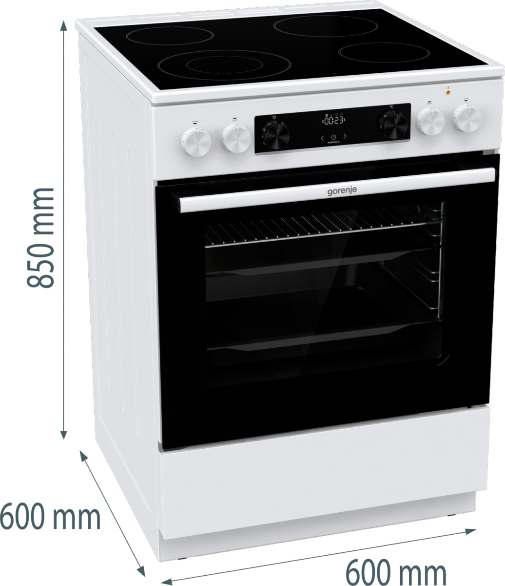 Gorenje GECS6C70WC (FR6A4D-CEDA2) Габаритные размеры