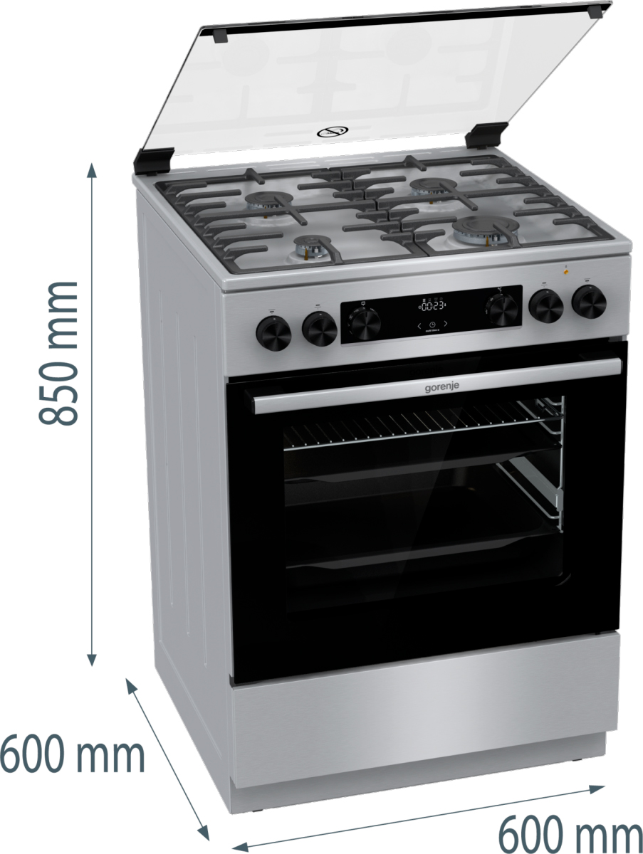 Gorenje GKS6C70XF Габаритные размеры