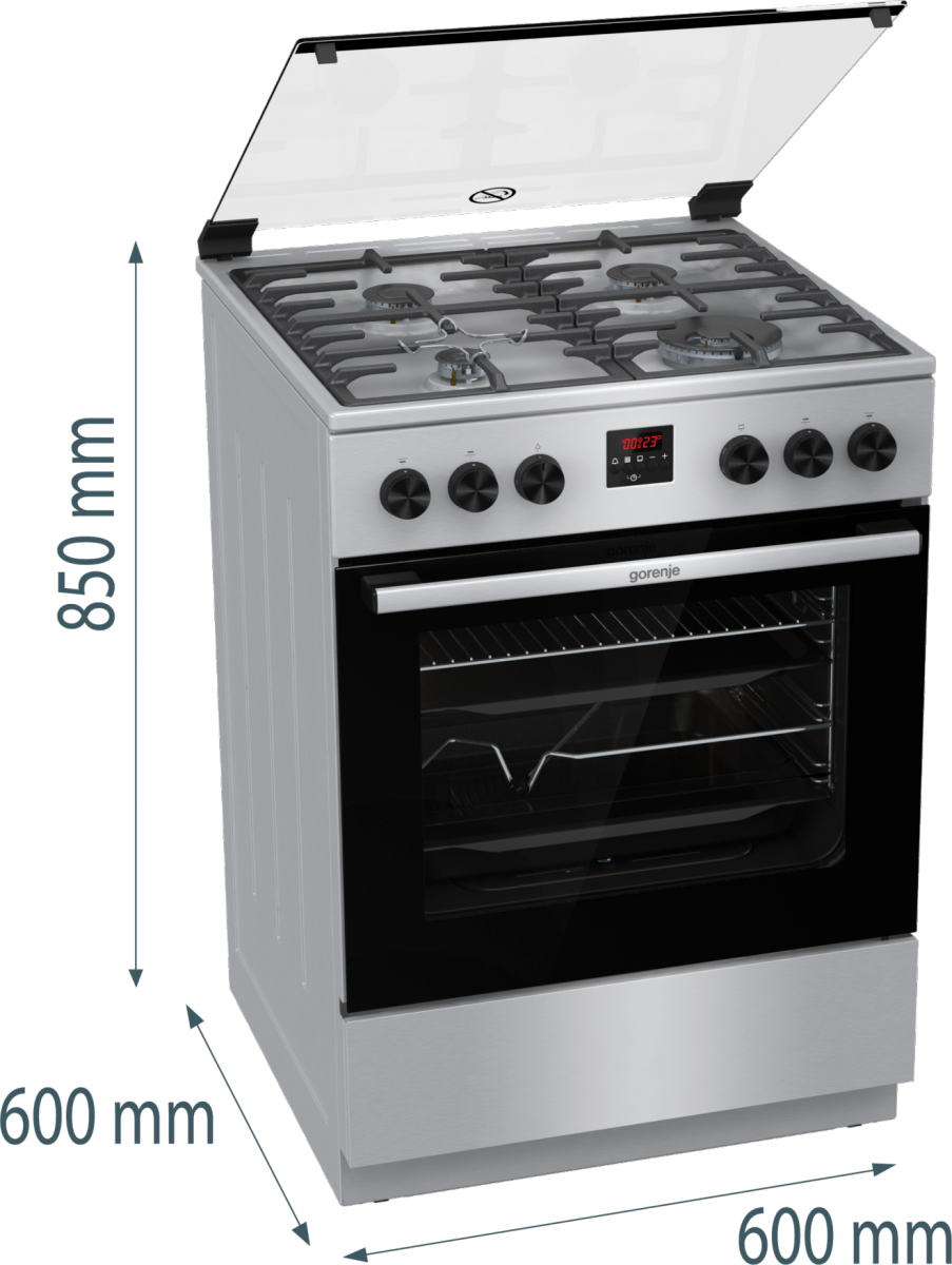 Gorenje GGI6C20XA Габаритні розміри