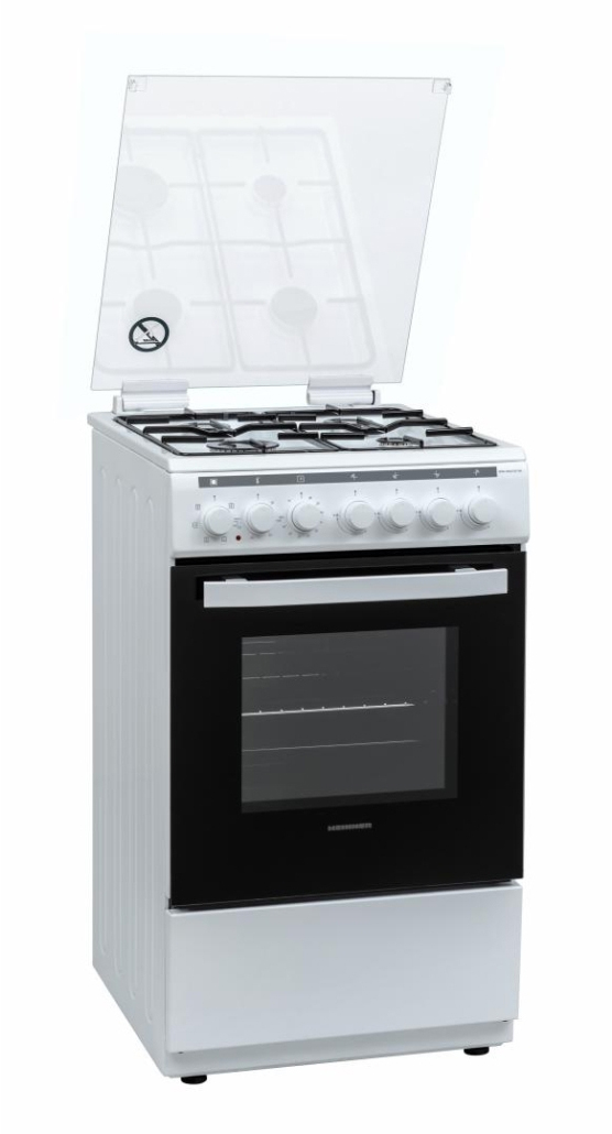 Кухонна плита Heinner HFSC-V60LITGC-WH в інтернет-магазині, головне фото
