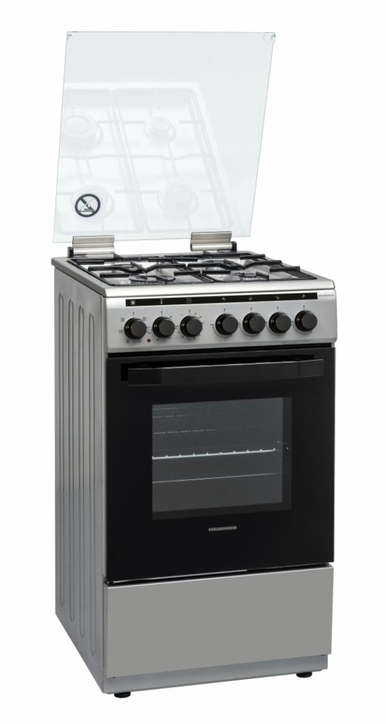 Кухонна плита Heinner HFSC-V60LITGC-SS в інтернет-магазині, головне фото