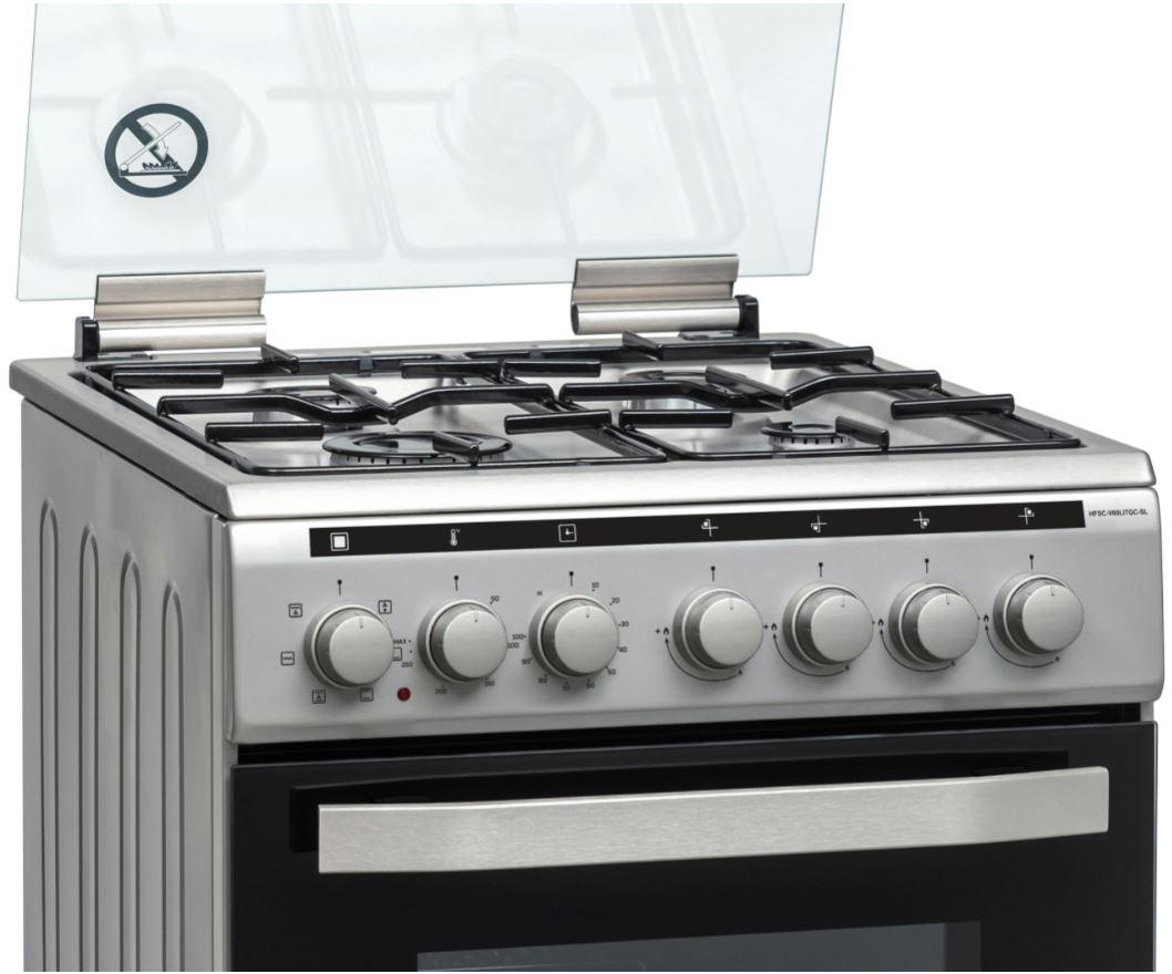 Кухонная плита Heinner HFSC-V60LITGC-SL цена 11735.75 грн - фотография 2