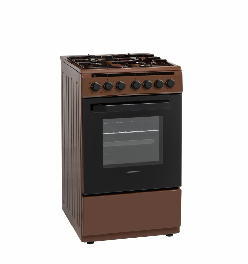 Кухонная плита Heinner HFSC-V60LITGC-BRW цена 10124.40 грн - фотография 2