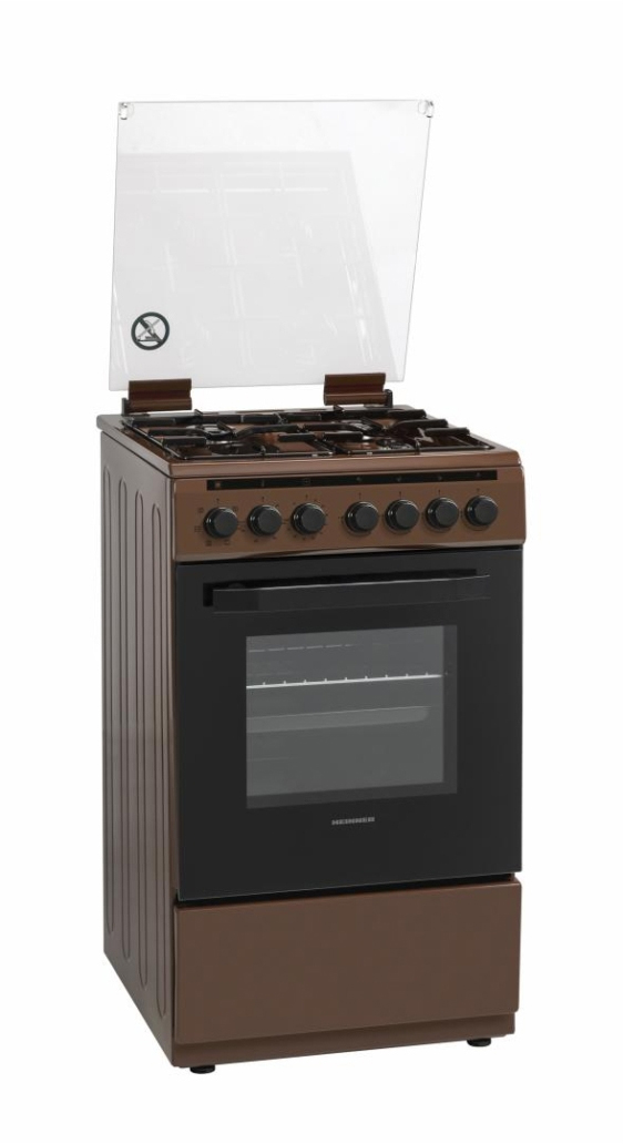 Кухонна плита Heinner HFSC-V60LITGC-BRW в інтернет-магазині, головне фото