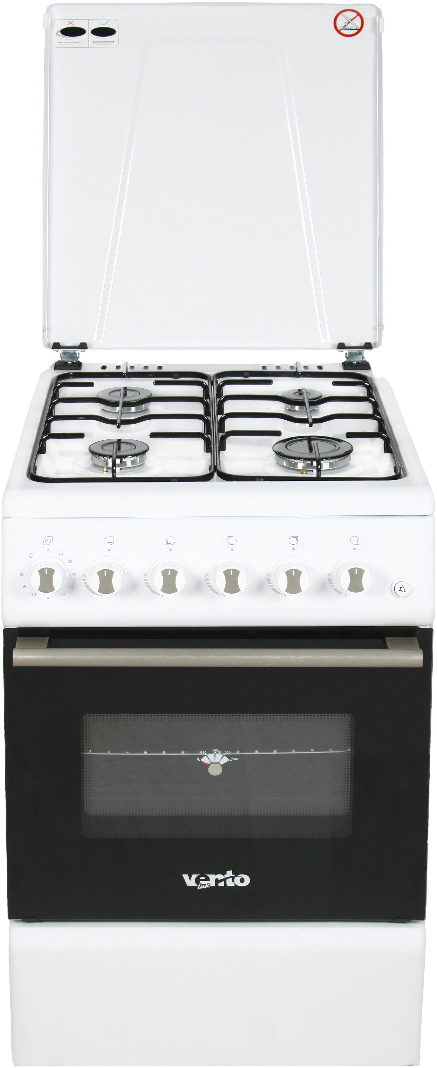 Кухонная плита Ventolux GG 5060 ES (WH) T в интернет-магазине, главное фото