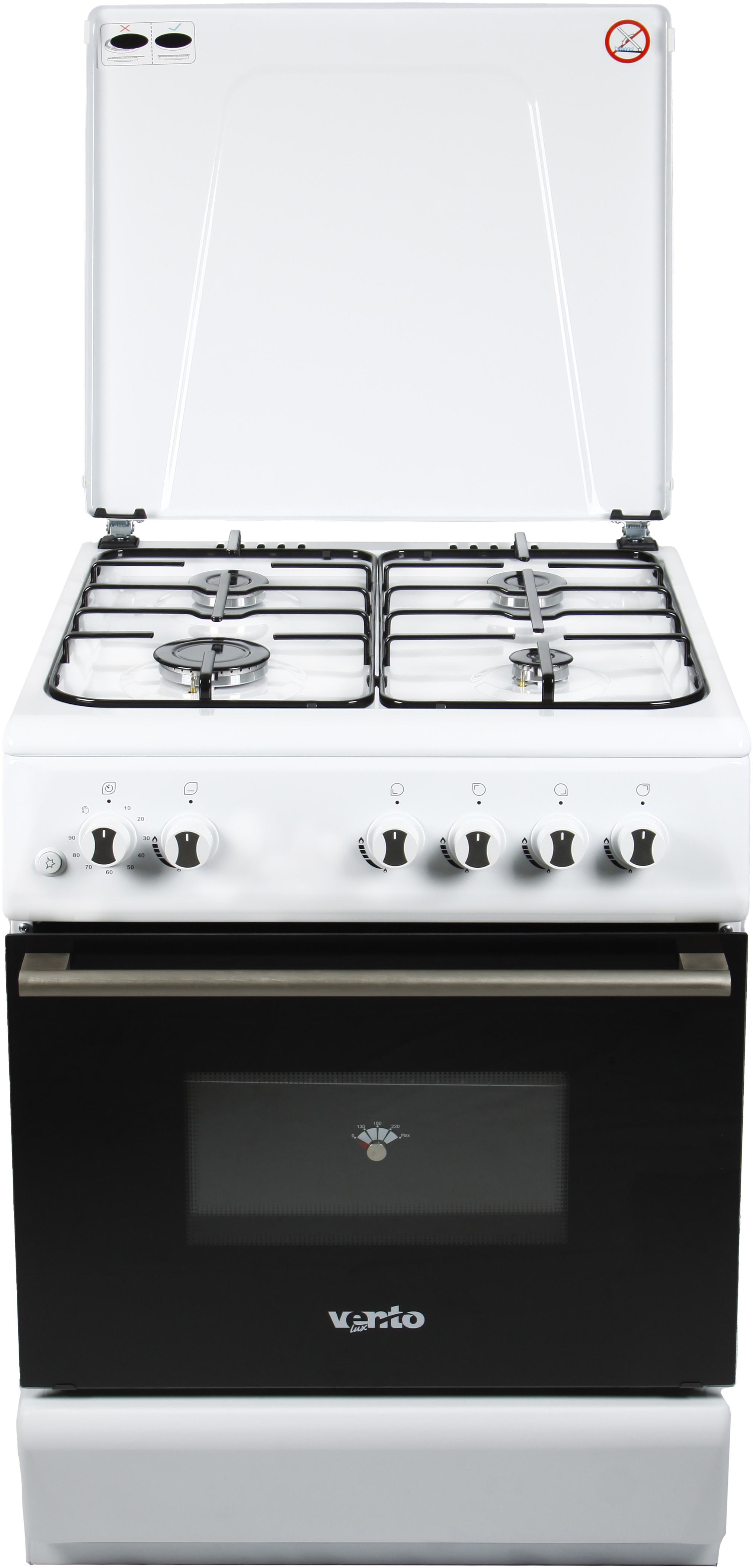 Кухонная плита Ventolux GG 6060 ES (WH) T