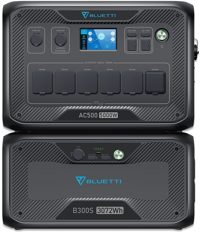 Bluetti AC500 5000W + акумуляторний модуль B300S 3072Wh, 853333mAh (PB931026)