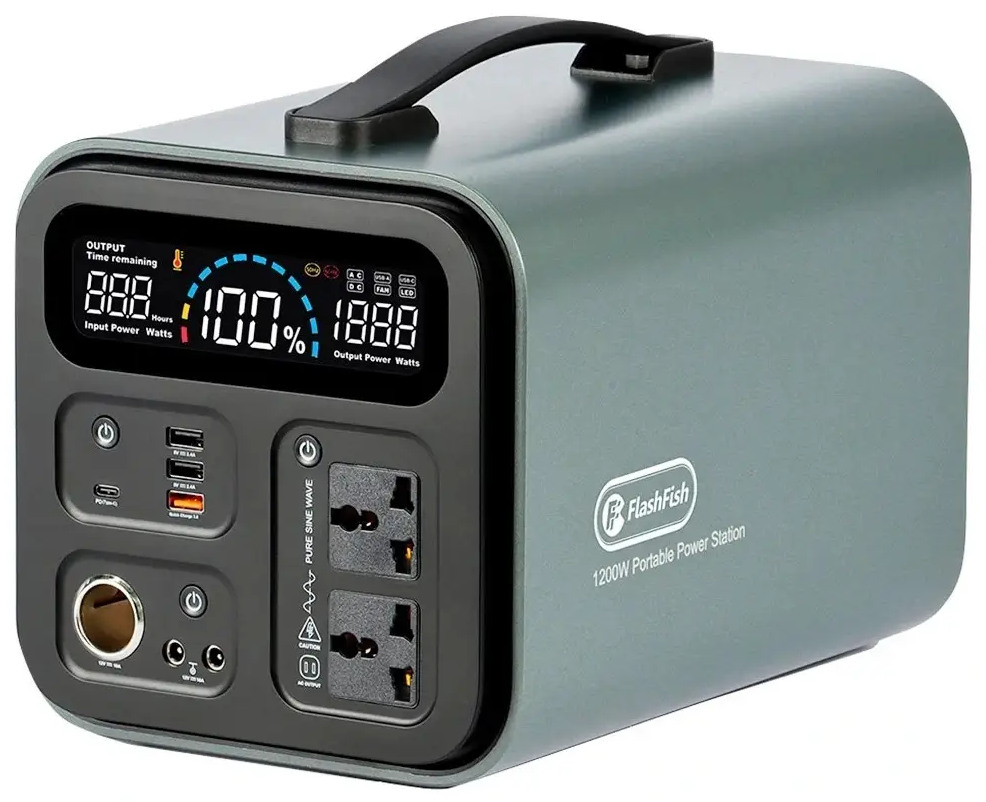 Характеристики портативная зарядная станция FlashFish UA1100 1100W (UA1100)