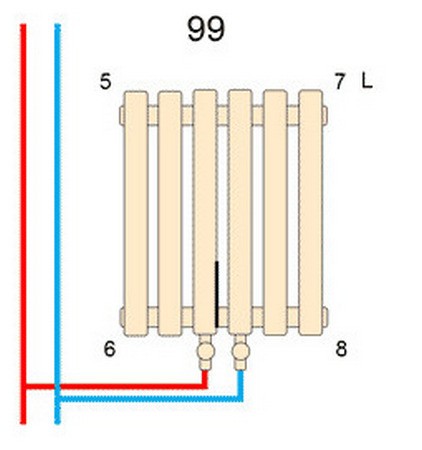 Радиатор для отопления Betatherm MIRROR 1 H-1800мм, L-759мм (LE 1118/10 9005M 99) характеристики - фотография 7