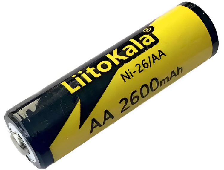 Акумулятор LiitoKala AA, Ni-26/AA 1.2V 2600mAh battery, blister 1 pcs